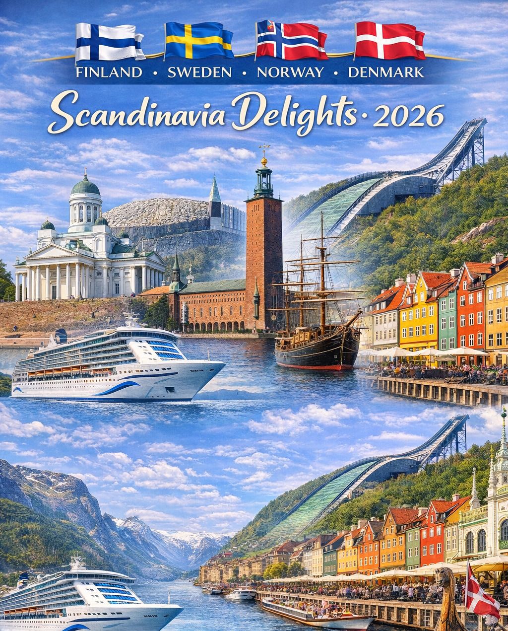 Scandinavia Delights(Finland, Sweden, Norway, Denmark)