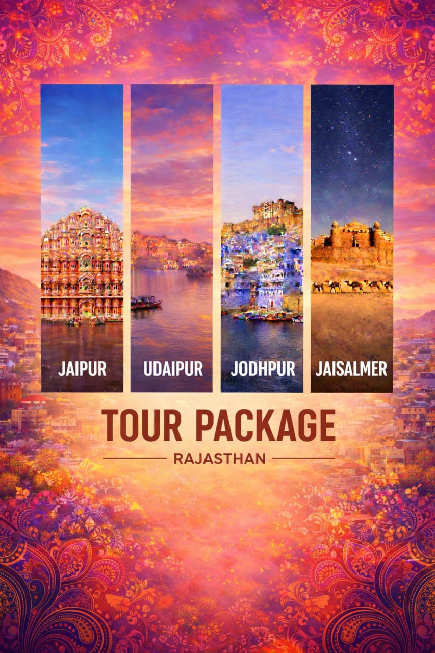 Jaipur – Udaipur – Jodhpur – Jaisalmer